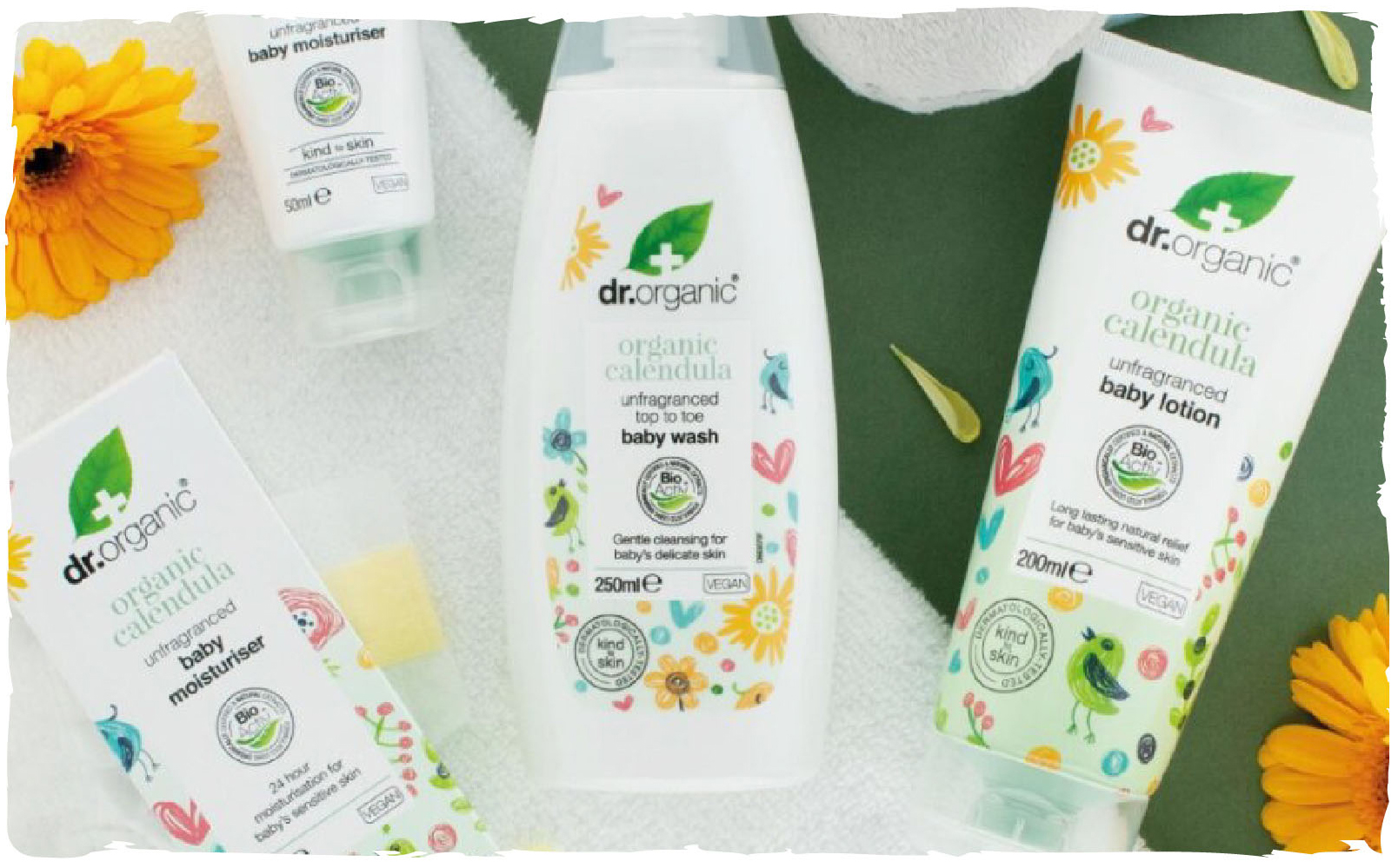 Organic skincare products for babies Dr Organic Dr. Organic